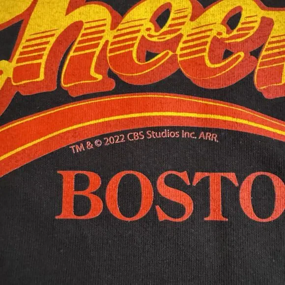 Cheers Bar Boston T-Shirt Men’s 2XL NWT Black Cliff Calvin Double Sided - Picture 3 of 9